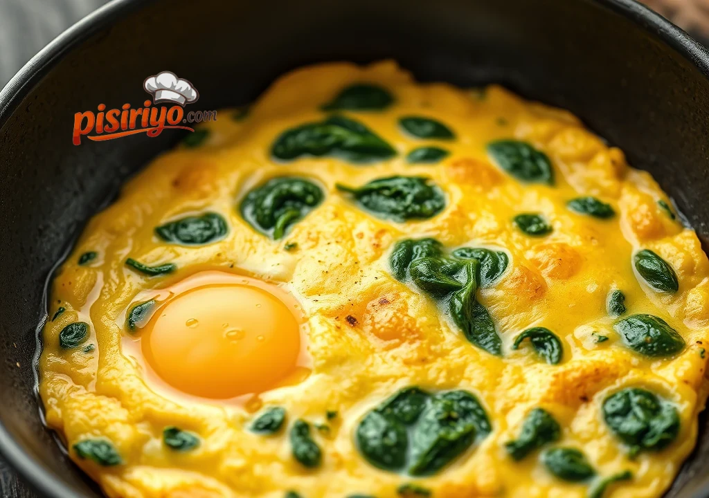 Ispanaklı Omlet